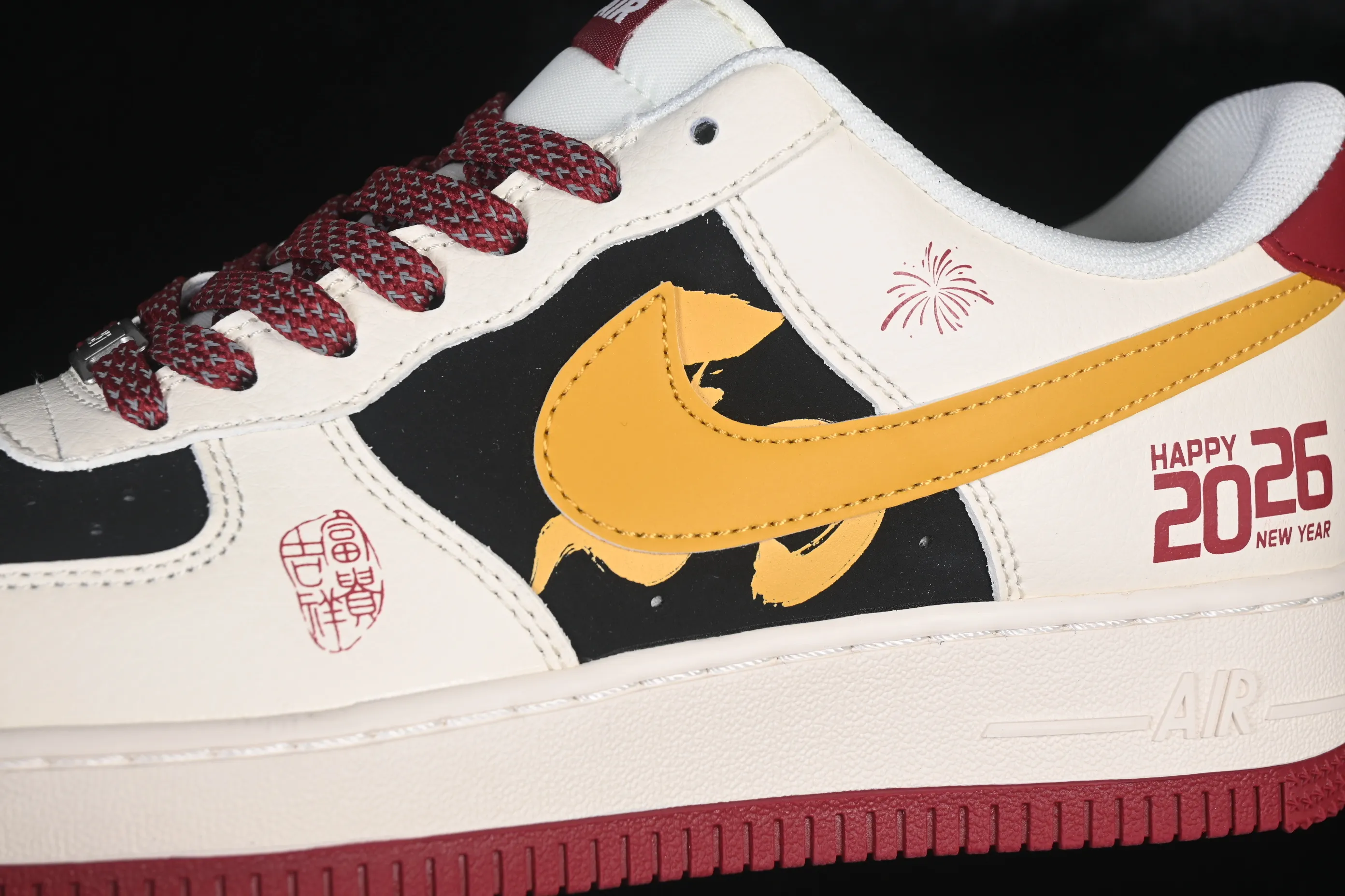 All Categories Nk Air Force 1 Air Force Series Nk Air Force 1 Low Air Force Low Nike Air Force 1'07 Low Burgundy Contrast Air Force One Low Casual Sneakers JP2026-152